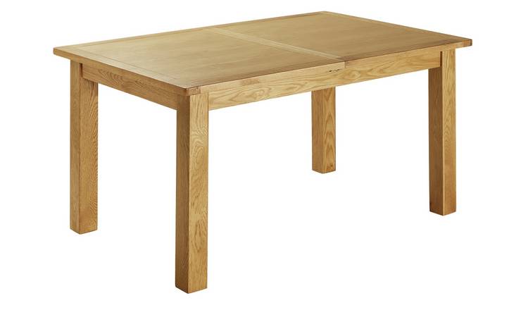 Argos oak dining deals table