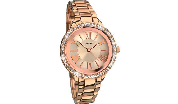 Buy Sekonda Editions Ladies Rose Gold Colour Bracelet Watch