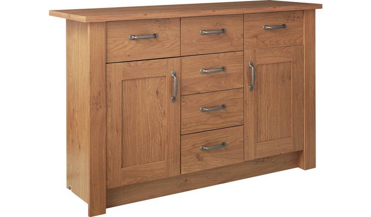 Buy Argos Home Ohio 2 Door 6 Drawer Sideboard Oak Effect Sideboards Argos