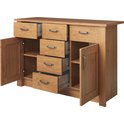 Buy Argos Home Ohio 2 Door 6 Drawer Sideboard - Oak Effect | Sideboards ...