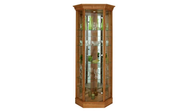 Horizontal on sale curio cabinet