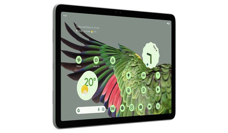 Buy Google Pixel 10.95 IN 128GB Wi-Fi Tablet Dock Bundle - Hazel | Tablets  | Argos