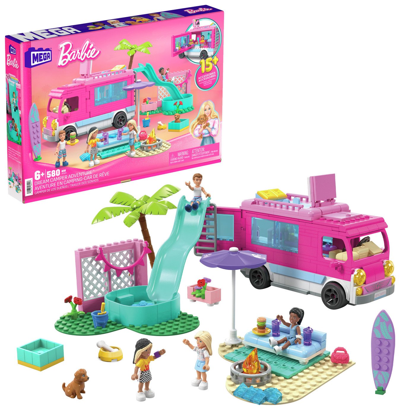 Mega Barbie Building Set - Dream Camper Adventure