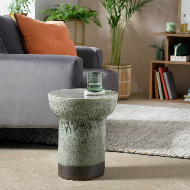 Habitat Bali Side Table - Green 0