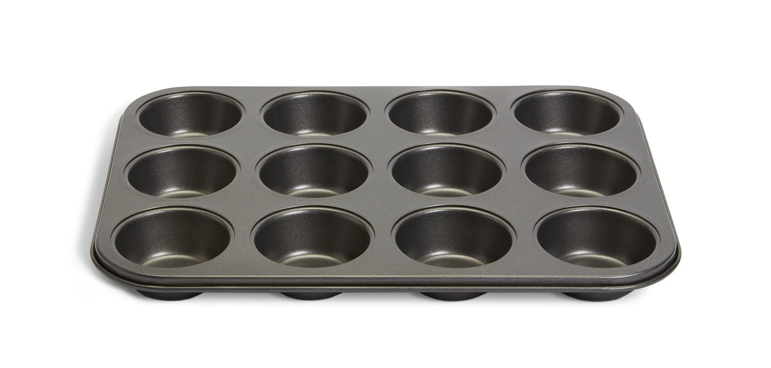 Habitat 12 Cups Non Stick Muffin Tray