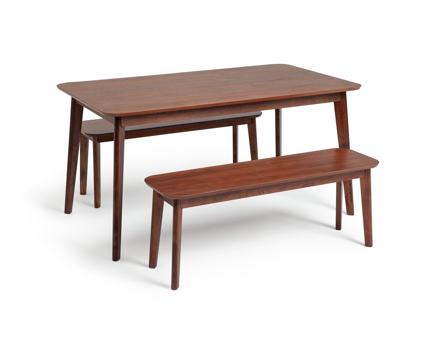 Argos Home Skandi Walnut Veneer Dining Table & 2 Benches Review