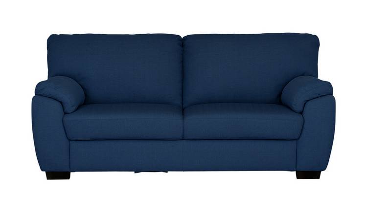 Argos shop navy sofa