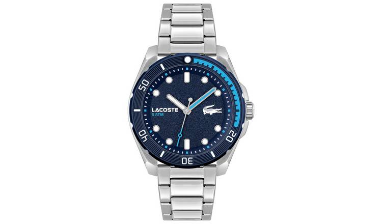 Buy Lacoste Gents Finn Stainless Steel Bracelet Watch Argos