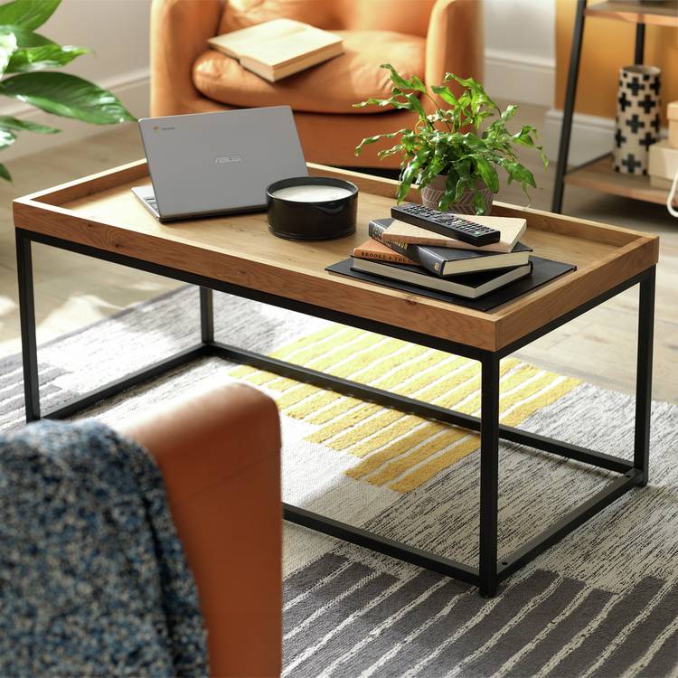 Habitat Loft Living Coffee Table - Oak Veneer 0