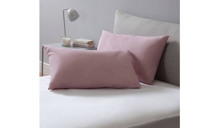 Details about   3 x Home Easycare Polycotton Standard Pillowcase Pair 
