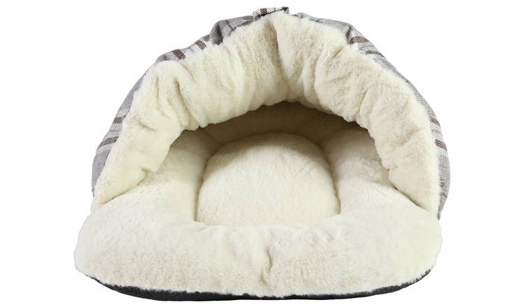 Dream Paws Tweedy Cat Cave Bed-Small