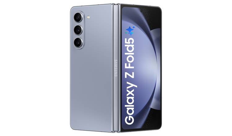 Buy SIM Free Samsung Galaxy Z Fold5 5G 512GB AI Phone - Blue | SIM free  phones | Argos