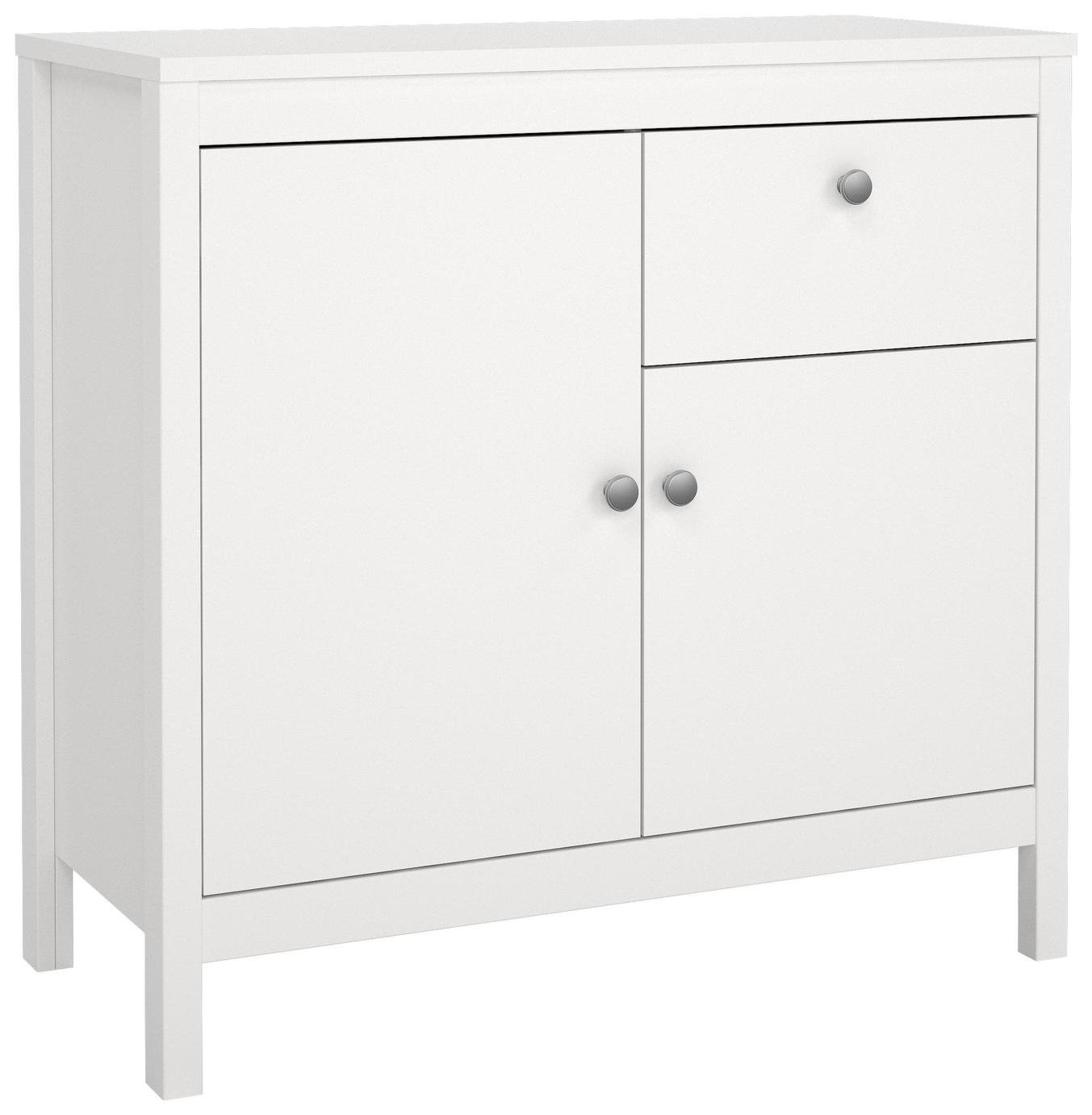 Tvilum Madrid 2 Door 1 Drawer Sideboard - White