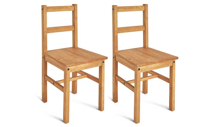 Argos pine 2025 table and chairs