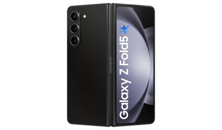 Buy SIM Free Samsung Galaxy Z Fold5 5G 256GB Mobile Phone Black | SIM free  phones | Argos