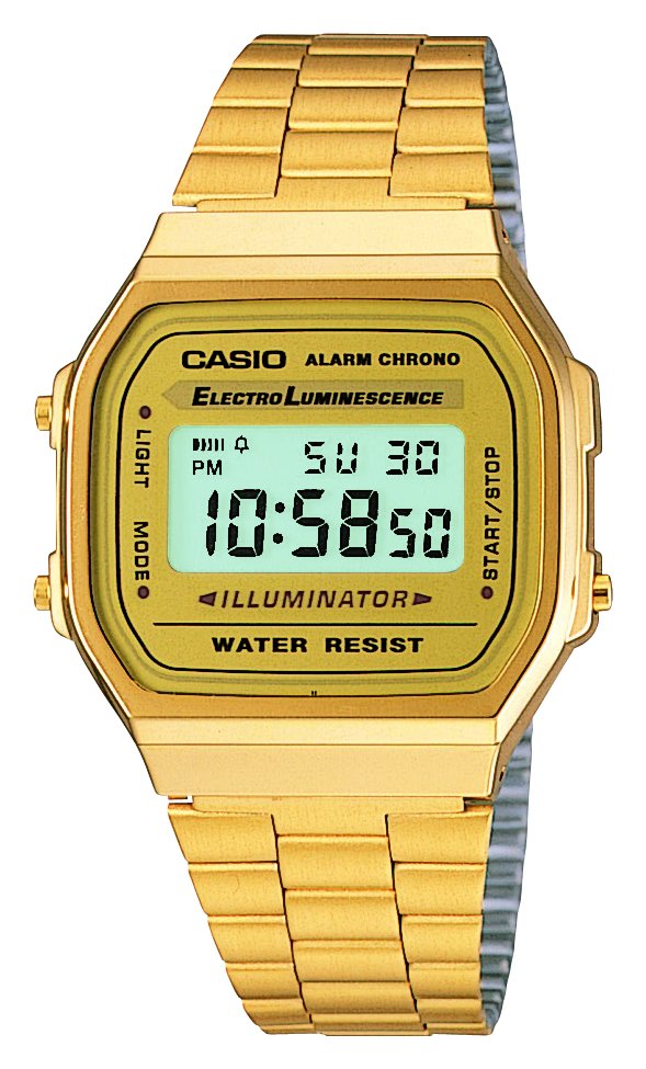 Casio Vintage Retro Unisex Gold Colour Bracelet Watch