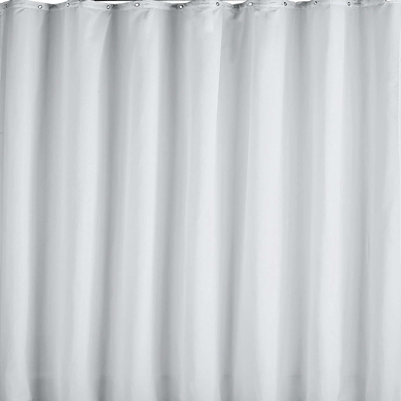 Argos Home Plain Shower Curtain - White
