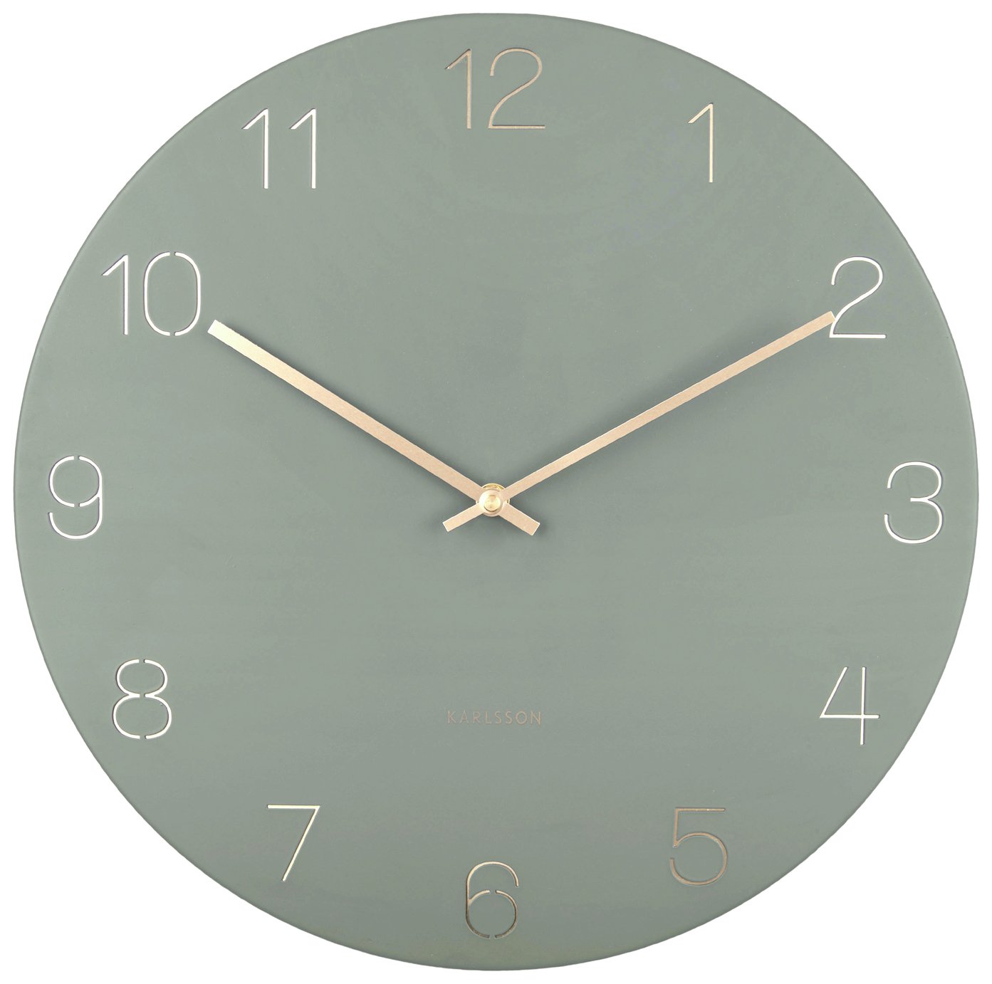 Karlsson Charm Wall Clock - Jungle Green