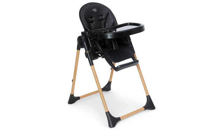 Baby high chair online black