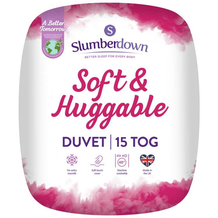 Slumberdown Soft & Huggable 15 Tog Duvet - Kingsize 0