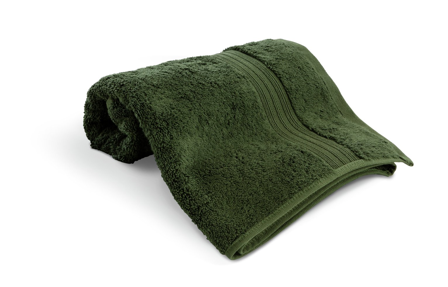 Habitat Egyptian Cotton Hand Towel - Forest Green