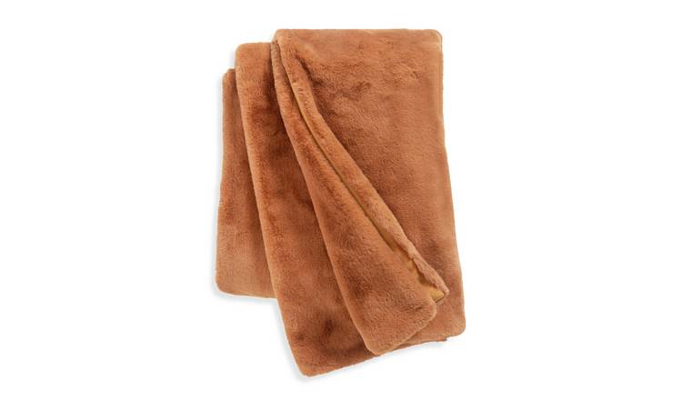 Faux fur throw argos new arrivals