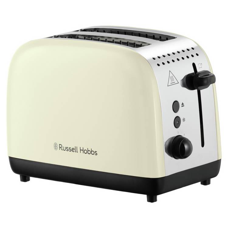 Russell Hobbs Stainless Steel 2 Slice Cream Toaster 26551 0