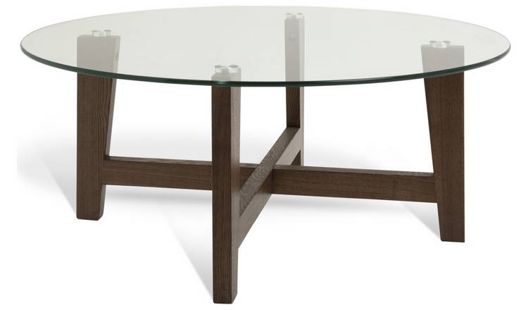 Glass side on sale tables argos