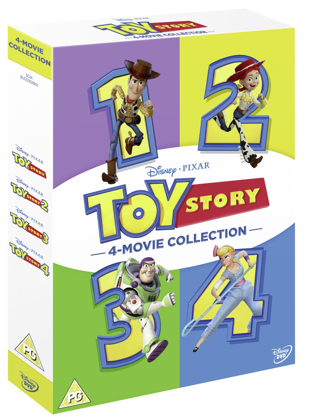 Toy Story 1-4 Complete DVD Box Set