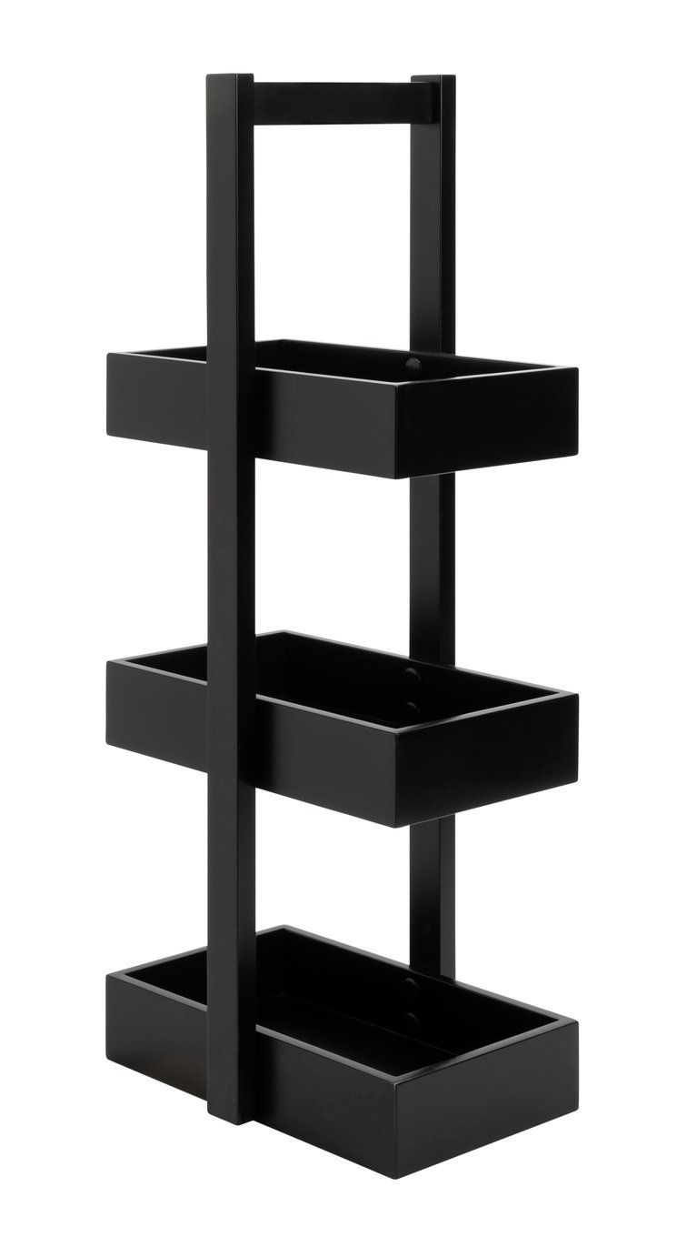 Argos Home 3 Tier Caddy - Black