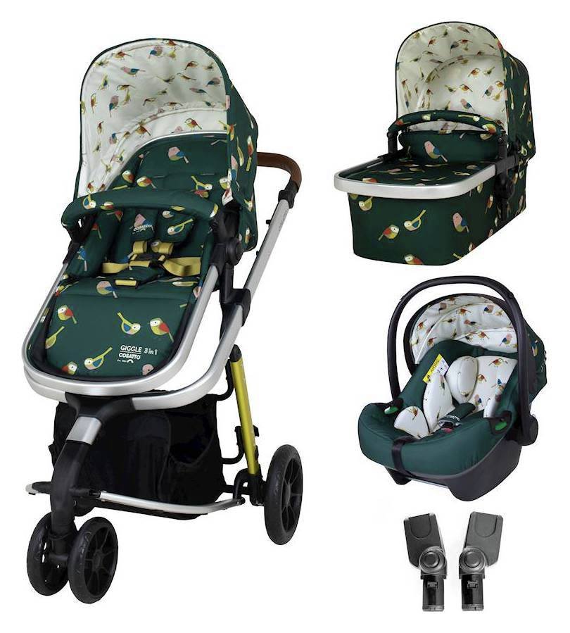 Cosatto Giggle 3 In 1 i-Size Bundle Birdland