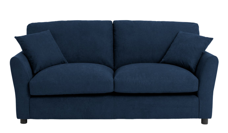 Argos navy store sofa