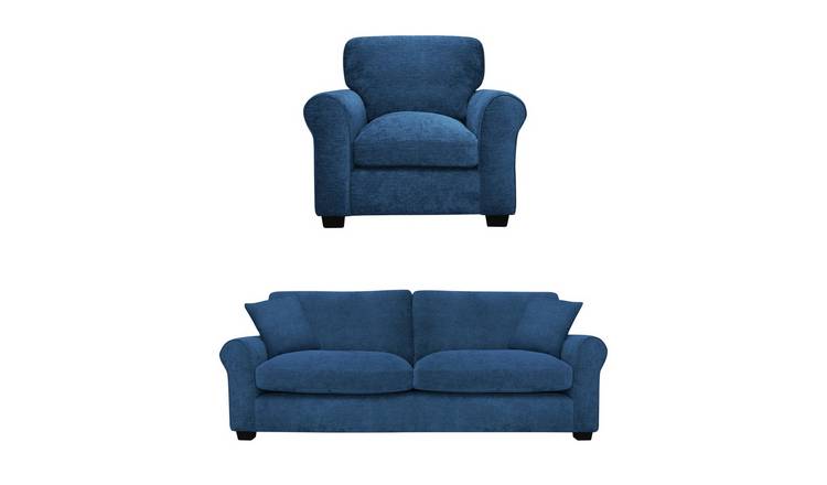 Blue deals sofa chair