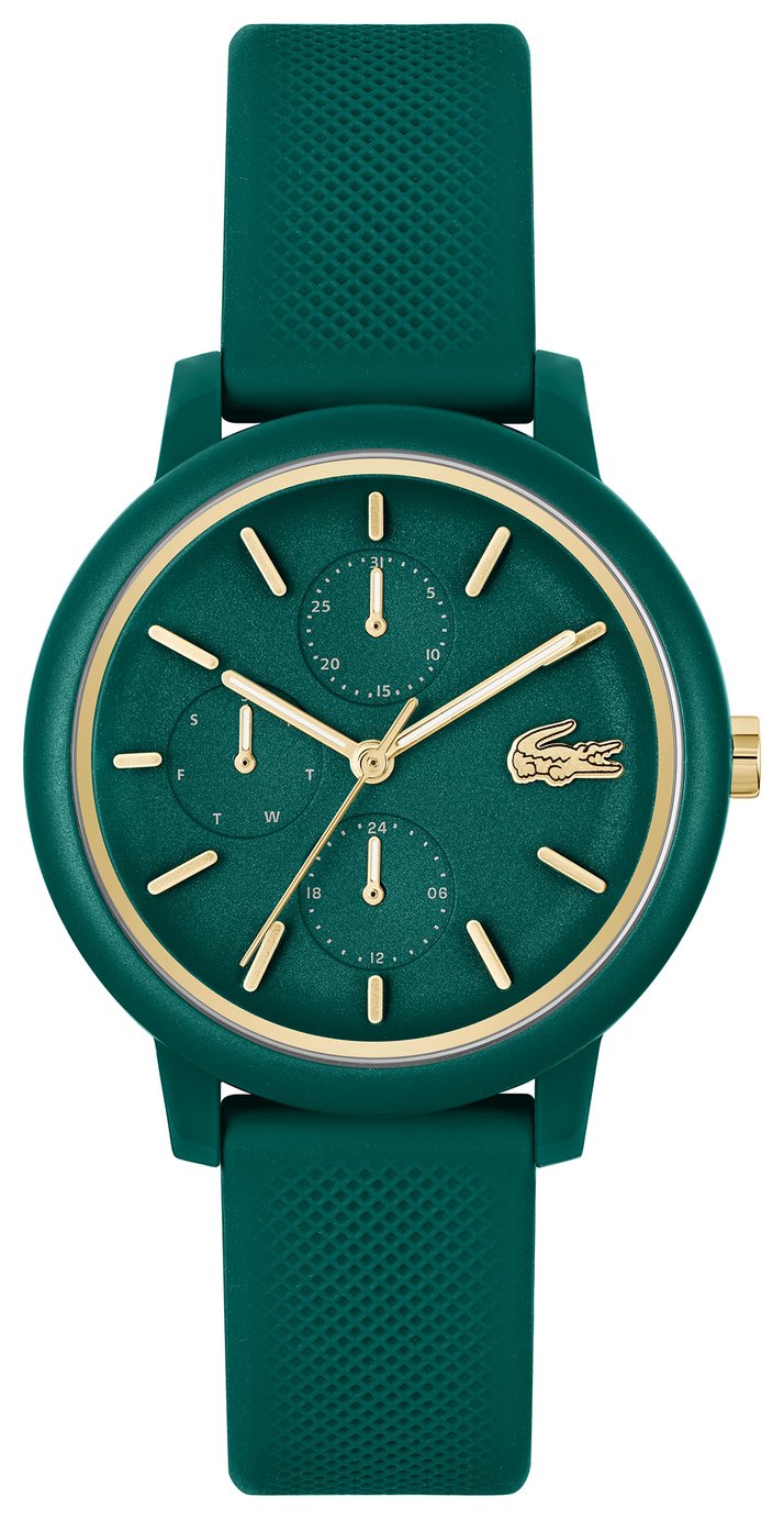Lacoste ladies 12:12 Multifunction Green Silicone Watch