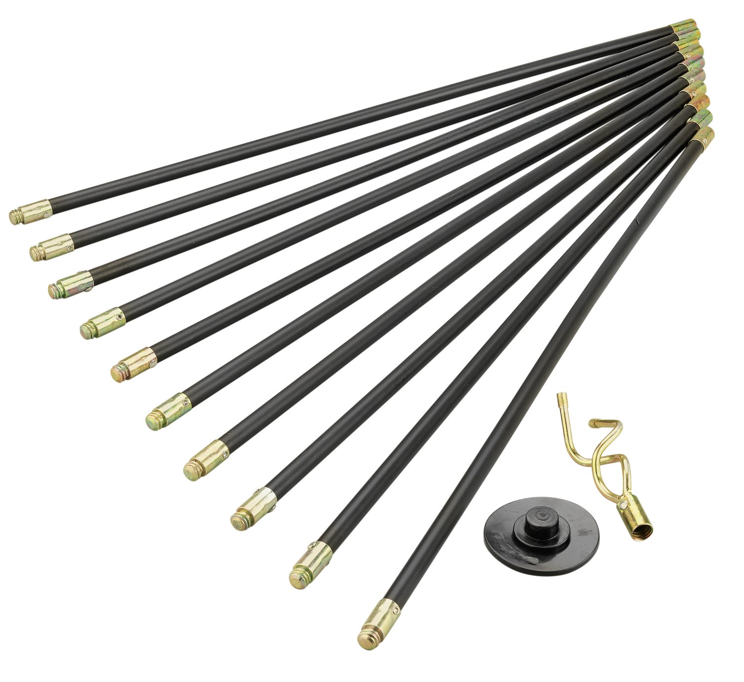 Silverline 12 Piece Drain Rod Set