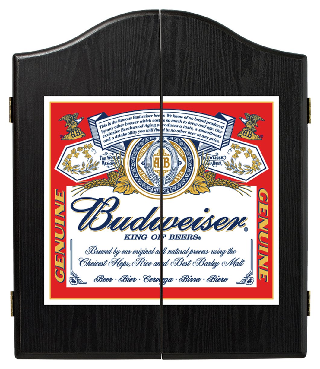 Winmau Budweiser Label Dartboard Cabinet