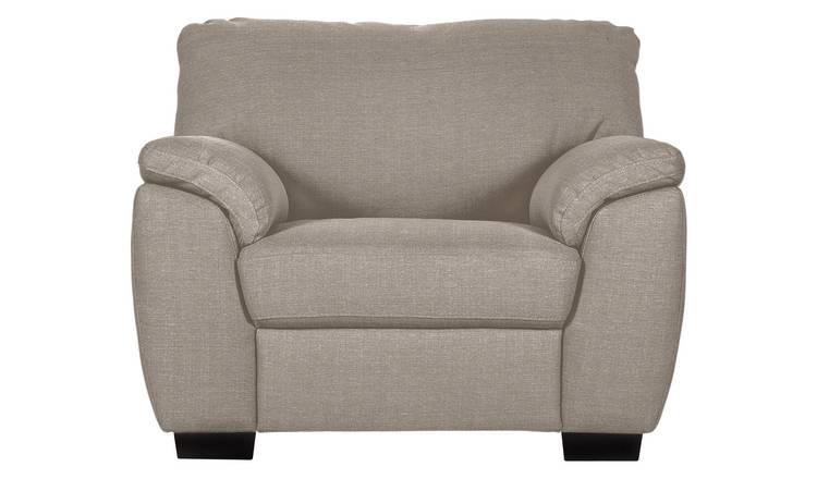 Buy Argos Home Milano Fabric Armchair Natural Armchairs and