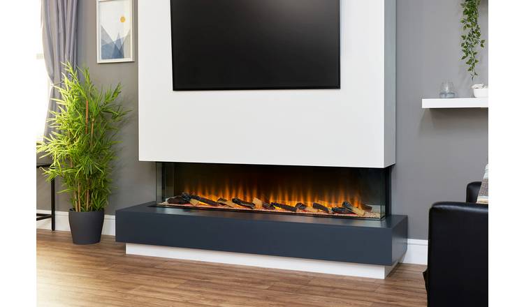Adam Sahara Media 2kW 61 Inch Electric Wall Fire