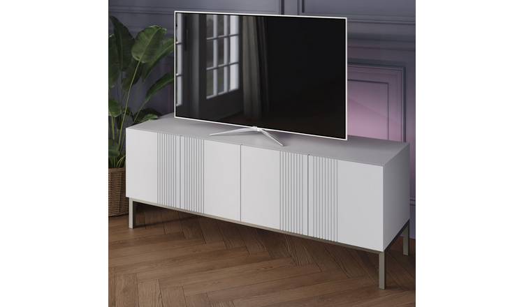 Frank Olsen Iona 4 Door TV Unit - White