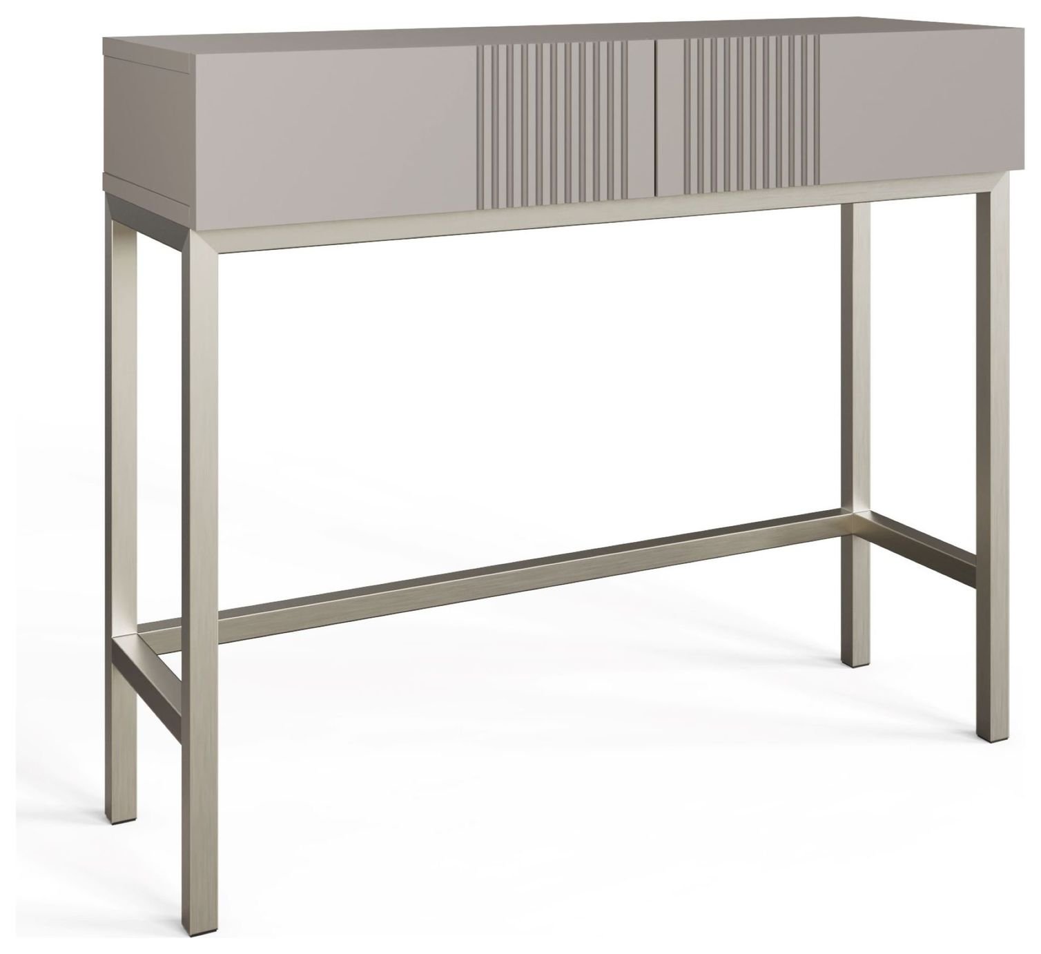 Frank Olsen Iona 2 Drawer Console Table - Grey