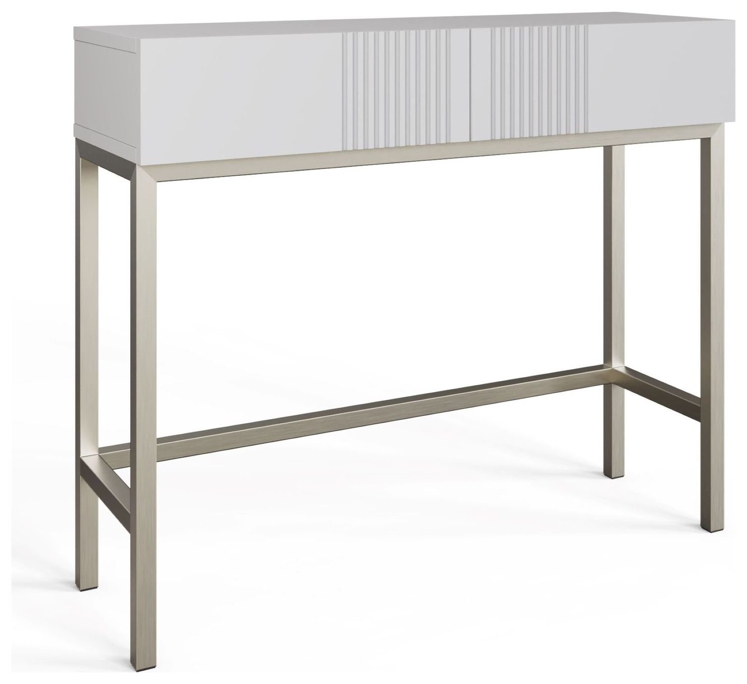 Frank Olsen Iona 2 Drawer Console Table - White