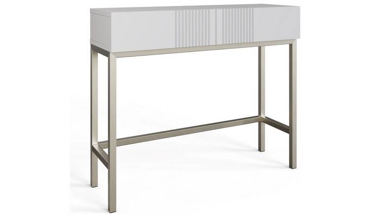 Glass console table deals argos