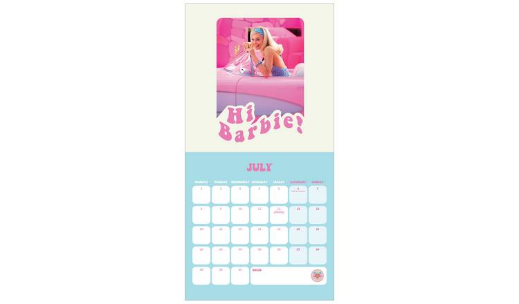 Barbie calendar cheap