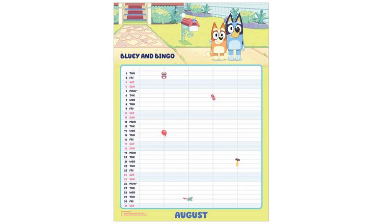 Buy Bluey Family Planner Calendar 2024 | Pen sets and stationery | Argos