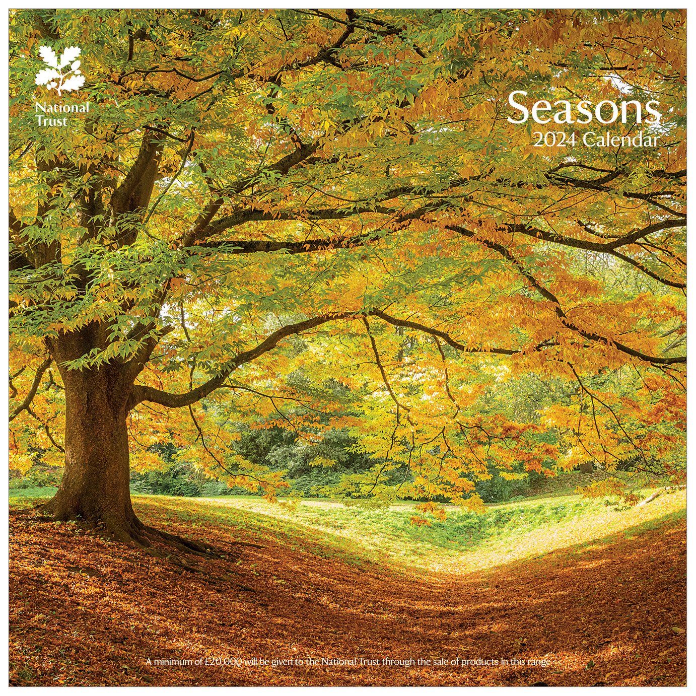 National Trust Square Calendar 2024