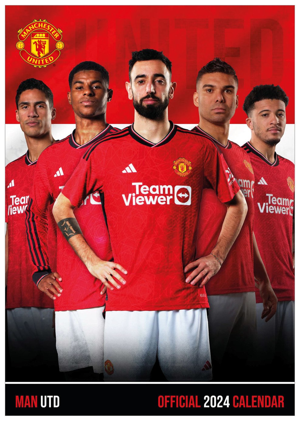 Manchester United FC A3 Calendar 2024