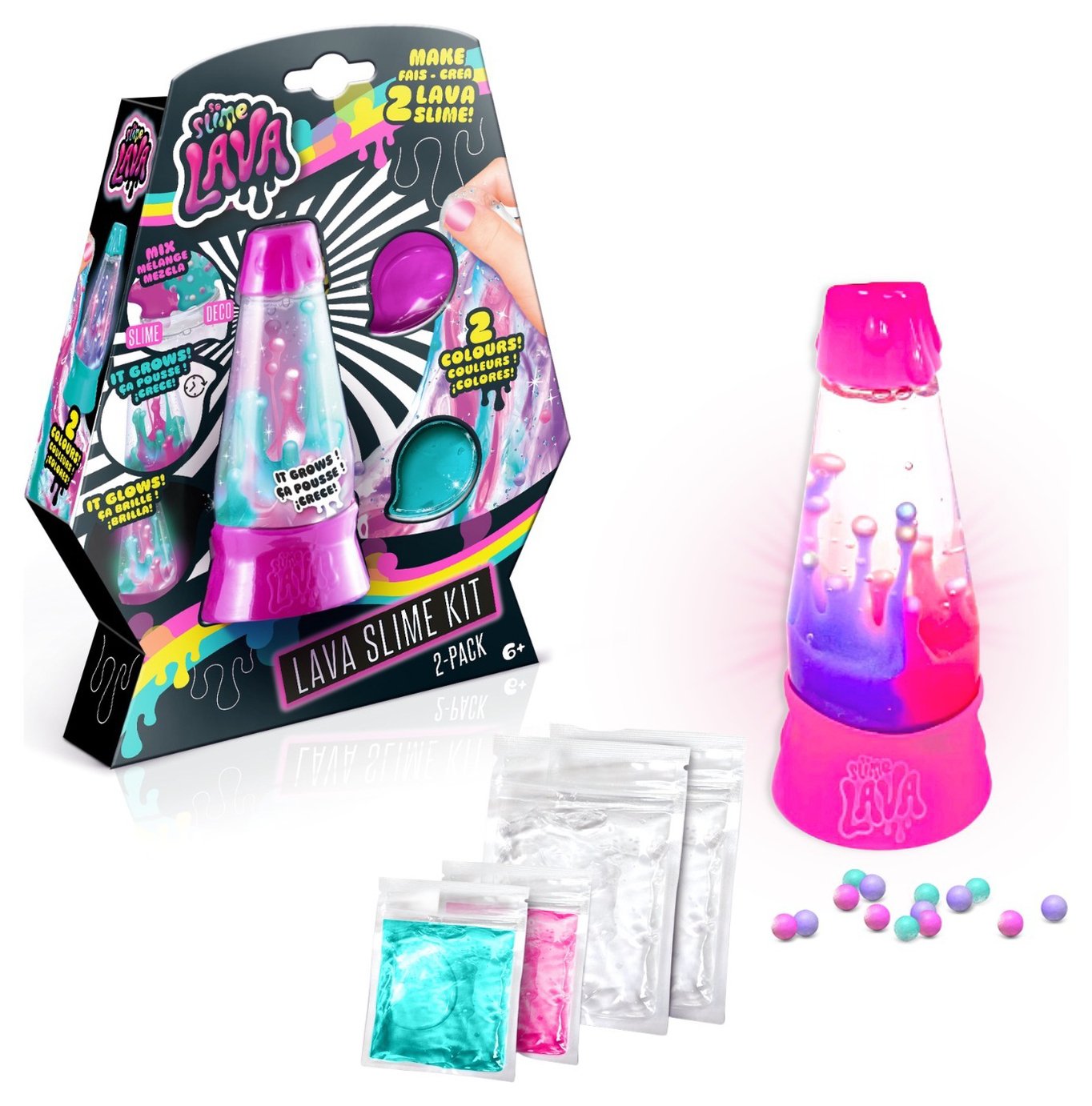 So Slime Lava Slime Kit 2 Pack