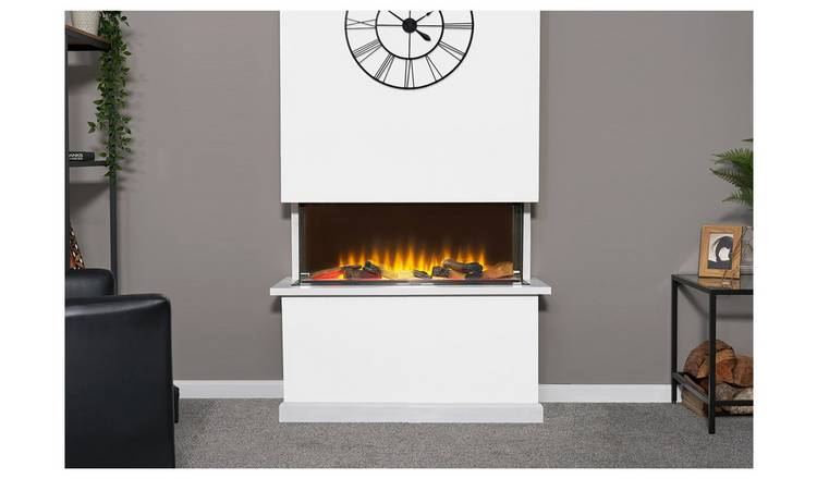Adam Sahara Media 2kW 31 Inch Electric Wall Fire