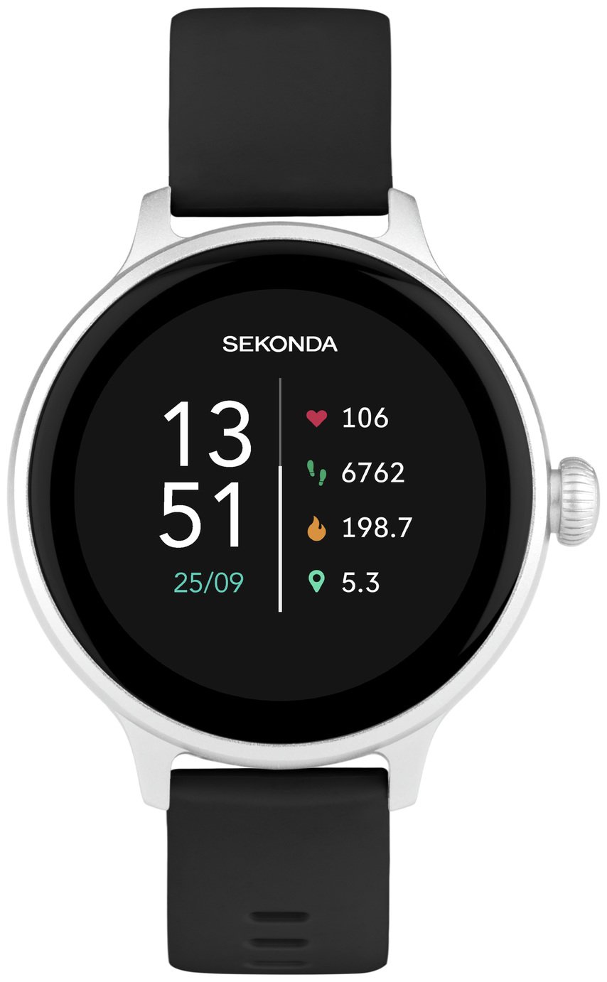 Sekonda Connect Black Strap Calling Smart Watch