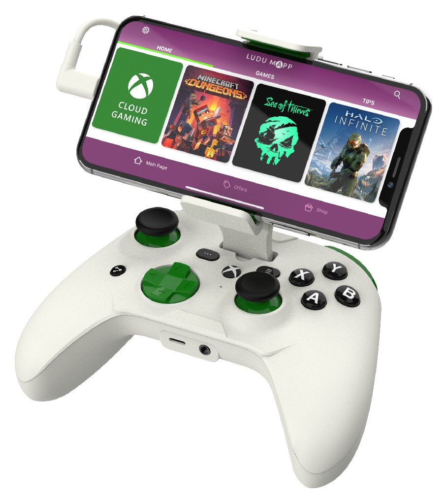 RiotPWR Cloud Gaming Controller For iOS (Xbox Edn) - White